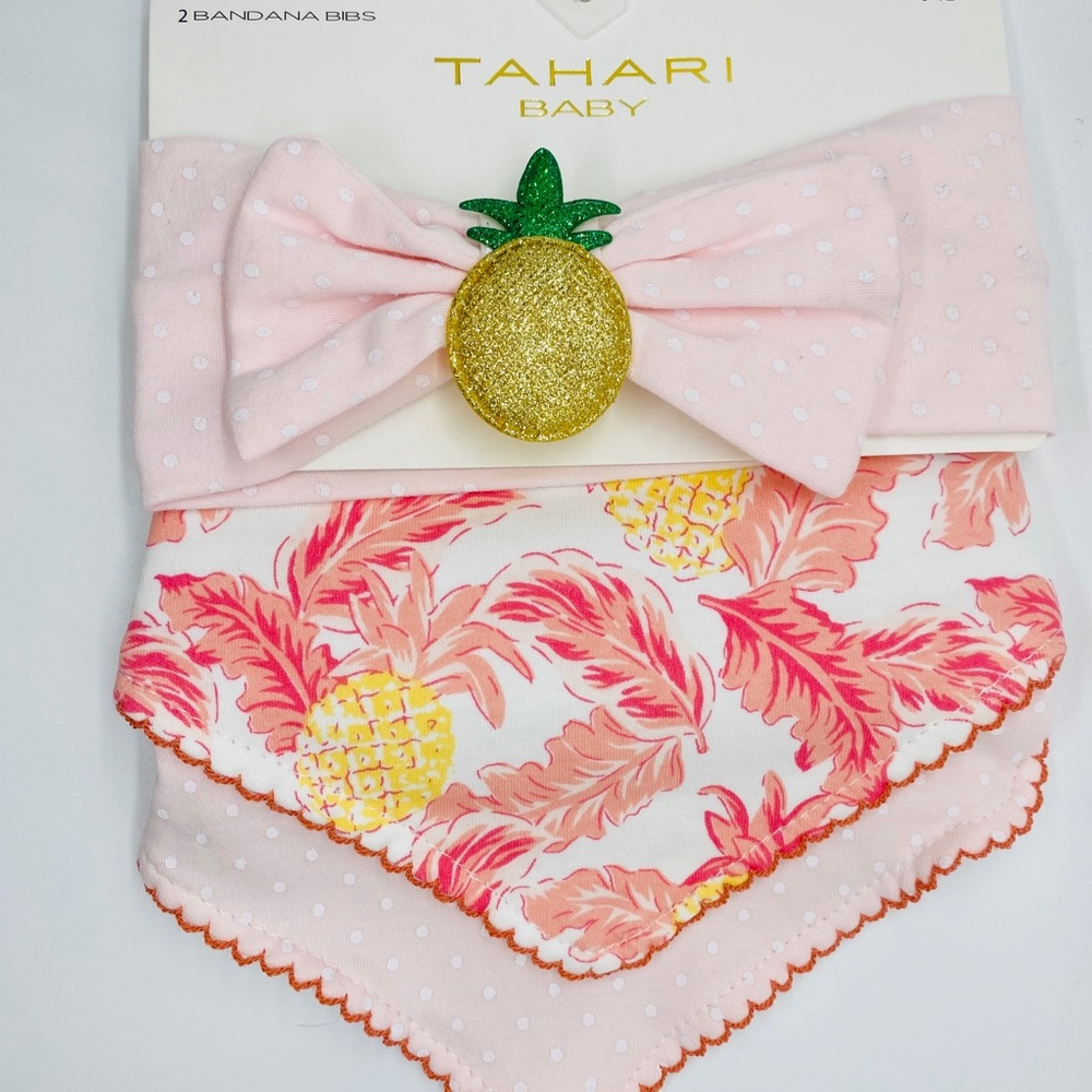 New Tahari bib & headband set - Picture 2 of 2